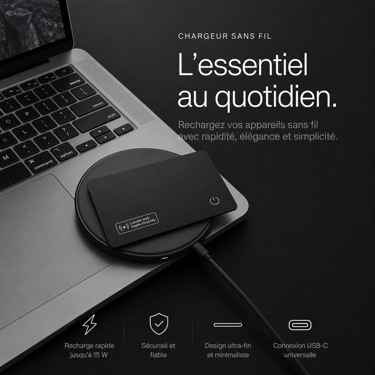Chargeur Sans Fil Minimal Paris™